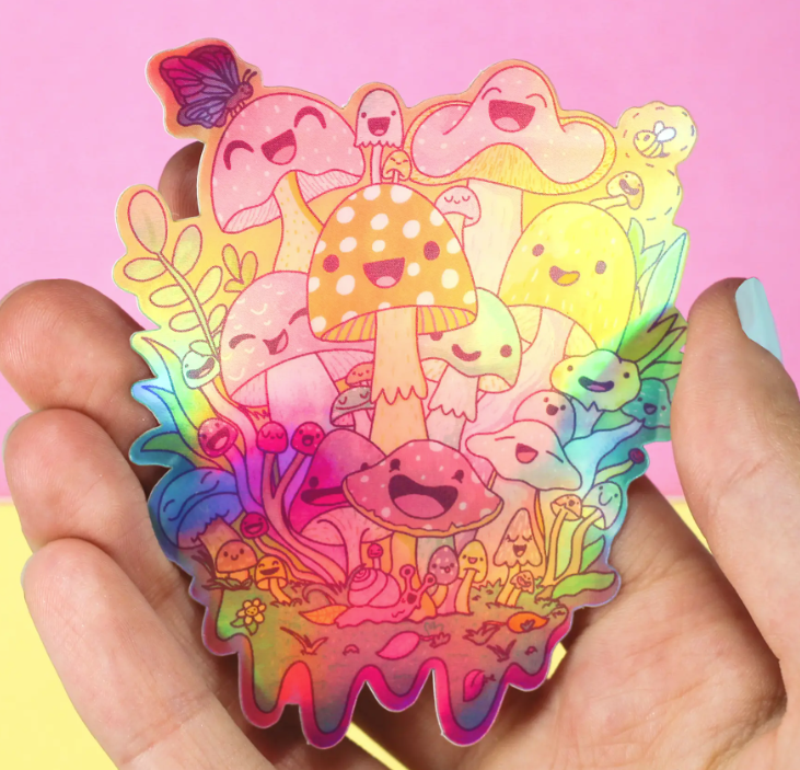 Rainbow Art Supplies Colored Pencils Vinyl Sticker – Turtle's Soup