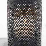 Pierced Metal Candleholder