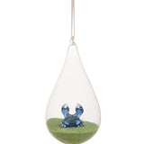 Glass Ball with Green Sand & Sandcrab