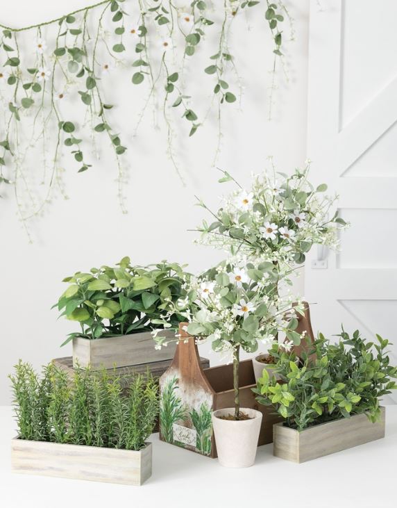Daisy Eucalyptus Garland
