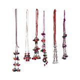 Found Hand-Beaded Cotton Tassel Camel Adornments