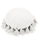 Round Handwoven Pillows - 4 Colors
