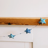 Embroidered Star Garland - 2 Colors