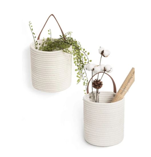Small Cotton Rope Hanging Basket
