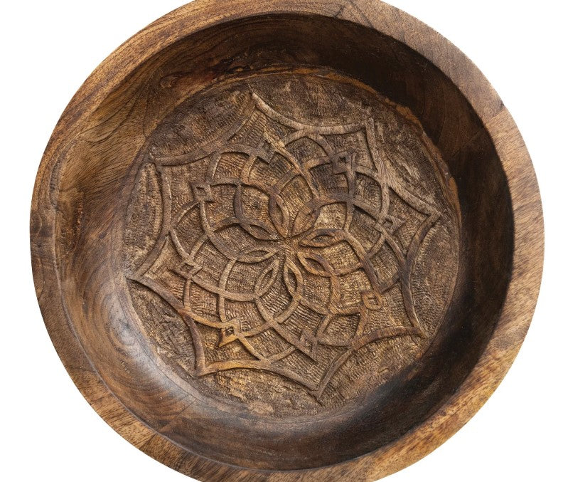 Acacia Wood Abstract Shaped Tray