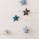 Embroidered Star Garland - 2 Colors