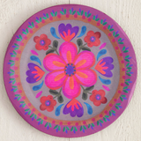 Folk Flower Wood Platter - 6 Styles