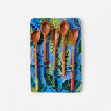 Patterned Wood Spoon Set