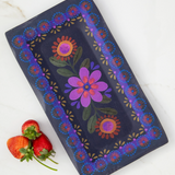 Folk Flower Wood Platter - 6 Styles