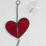 Stained Glass Sun Catcher Hearts