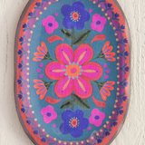 Folk Flower Wood Platter - 6 Styles