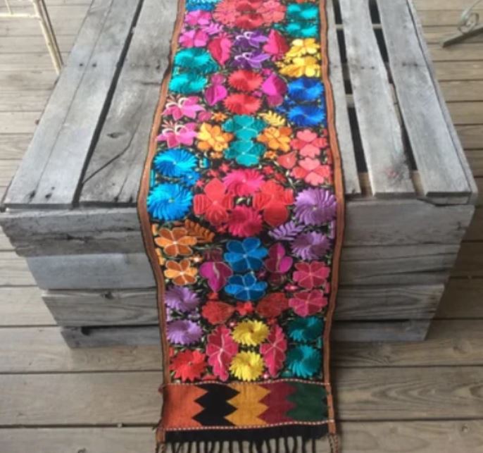Floral Woven Table Runner - 2 Sizes