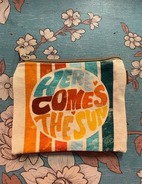 Good Vibes Canvas Coin Purse - 6 Styles