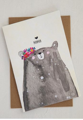 Mama Bear Greeting Card