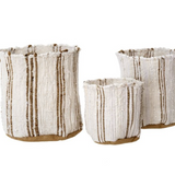 Naya Hand Woven Baskets - 3 Sizes/2 Colors