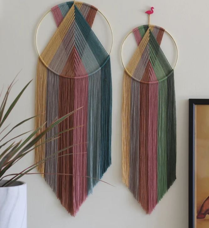Yarn Wall Hanging - 10 Colors