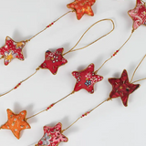 Embroidered Star Garland - 2 Colors