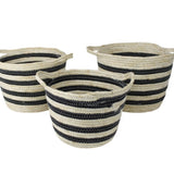 Gideon Striped Baskets - 3 Sizes