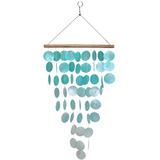 Aqua Waterfall Capiz Chime - 2 Styles