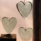 Glass Heart Suncatcher