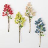 Mini Snowball Faux Flowers - 4 Colors