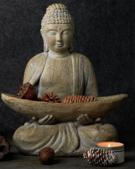 Buddha with Alms Tray - 2 Sizes