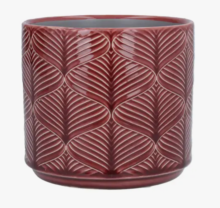 Berry Wavy Ceramic Pot - 3 Sizes