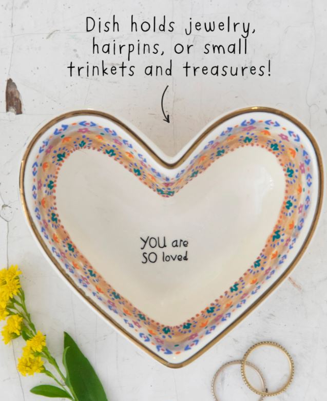 "You Are So Loved" Heart Shaped Secret Message Candle