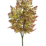 Faux Wood Fern Bush