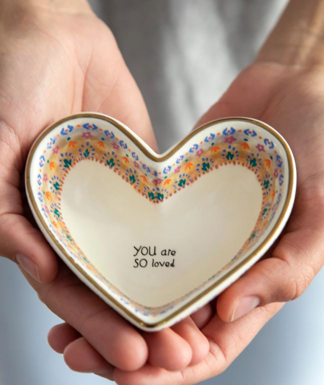 "You Are So Loved" Heart Shaped Secret Message Candle