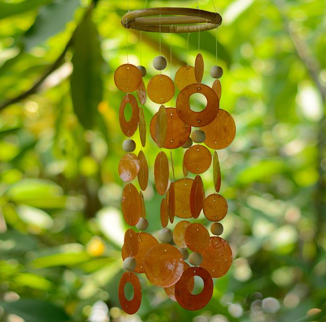 Spice Chandelier Capiz Chime - 3 Sizes