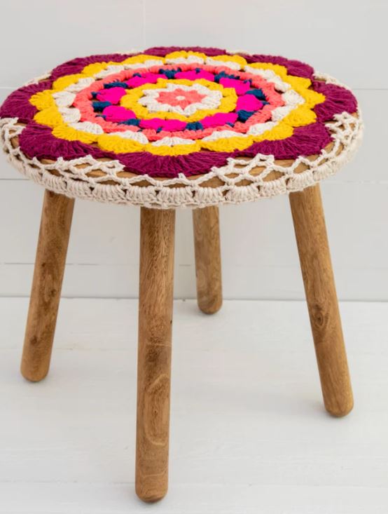 Crochet Side Table