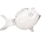 Handblown Gold Speckle Glass Puffer Fish - 2 Sizes