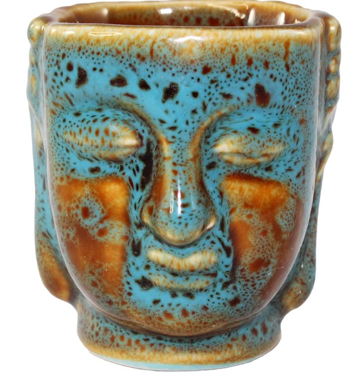 Buddha Head Pot - 2 Colors