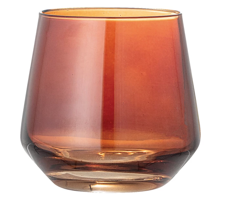 Mid Century Modern Drinking Glass - 2 Colors
