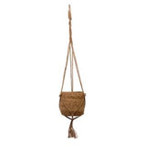 Straw and Jute Rope Hanging Planter