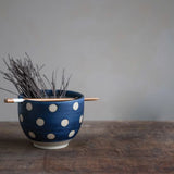 Stoneware Bowl with Chopsticks