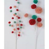 Pom Pom Branch, Multi Color - 2 Sizes