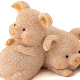 Cute Piggy with Friend - Garden to Go Figurine