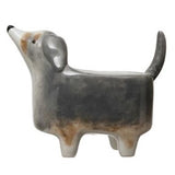 Hand-Painted Ceramic Dog Planter - 4 Styles