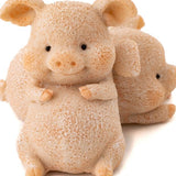 Cute Piggy with Friend - Garden to Go Figurine