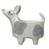 Hand-Painted Ceramic Dog Planter - 4 Styles