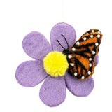 Felt Wool Bloom Ornament - 2 Styles