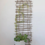 Wood and Jute Wall Trellis 26" L x 84" H