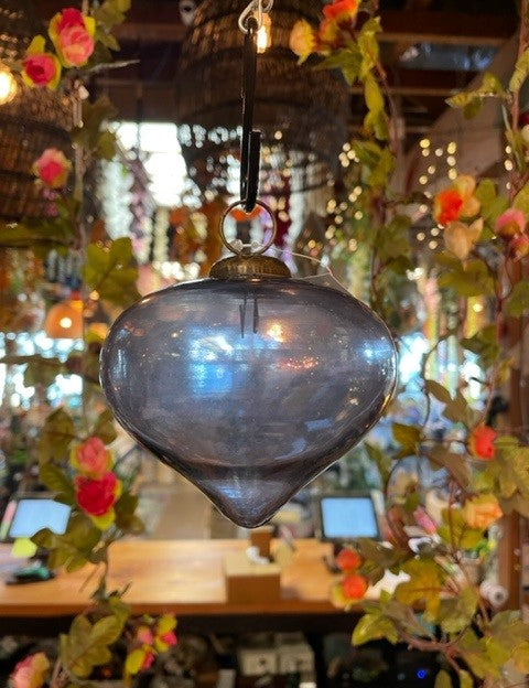 Glass Droplet Ornament - 5 Colors