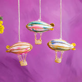 Marble Blimp Ornament, 3 Colors