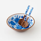 Blue & White Salad Bowl