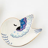 Blue & White Bird Dish