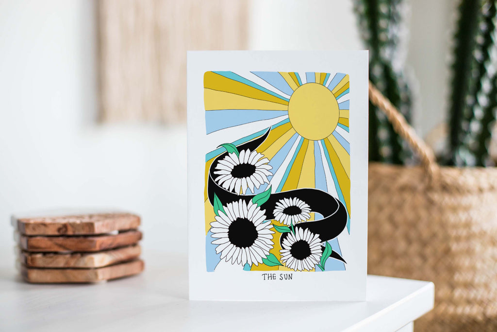 The Sun Tarot Greeting Card