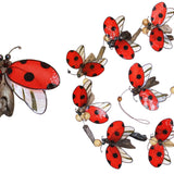 Ladybug Driftwood Capiz Garland